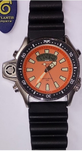 Relogio Aqualand Original Atlantis Borracha
