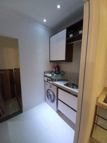 Imagem 9 de 15 de Apartamento Sem Condomínio Com 02 Quartos , Fino Acabamento, Vaga Coberta E Determinada À Venda, 57 M² - Vila Francisco Matarazzo - Santo André/sp - Ap2218
