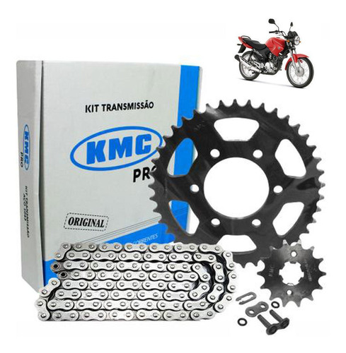 Kit Transmissão Kmc Pro Ybr125 2003