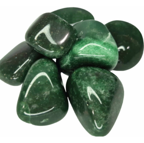 Quartzo Verde Pedra Rolada 1kg  Semipreciosas Magia Da Pedra