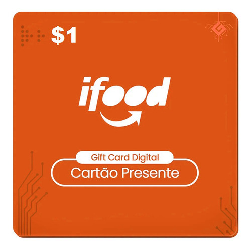 Ifood Giftcard Naranja 1 Usd Entrega Inmediata