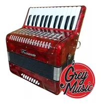 Comprar Acordeon Francente 16 Bajos 25 Teclas L1303 Roja + Correa 