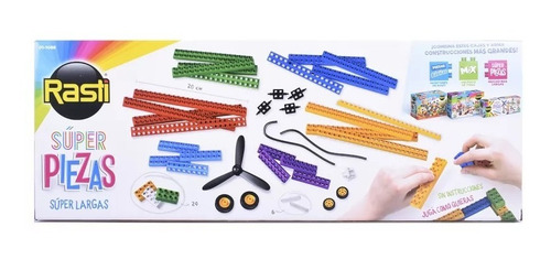 Imagen 3 de 6 de Rasti Ladrillos Bloques Super Piezas X 70 Piezas 01-1088 Edu
