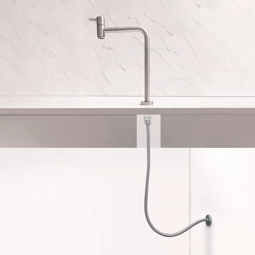 4 Mangueira Engate Flexivel 80cm Inox Trançado 1/2 Kit 4 Un