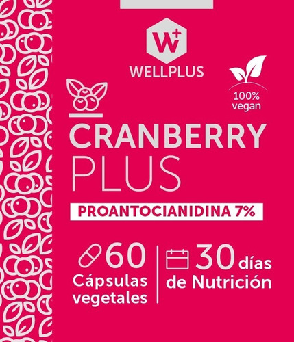 Cranberry Plus Proantocianidinas 7% Wellpus