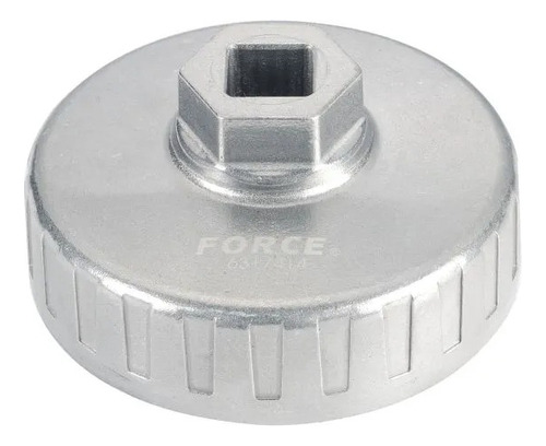 Llave Copa Filtro De Aceite 73 Mm X 14 Puntos - Force