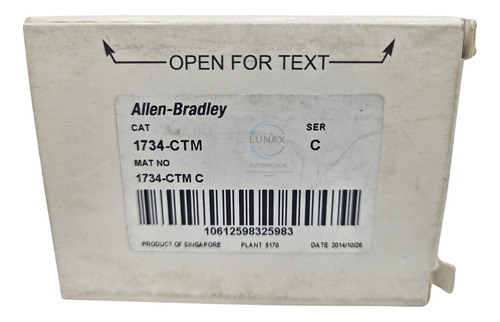 Allen Bradley 1734-ctm Modulo Terminal*  (original)