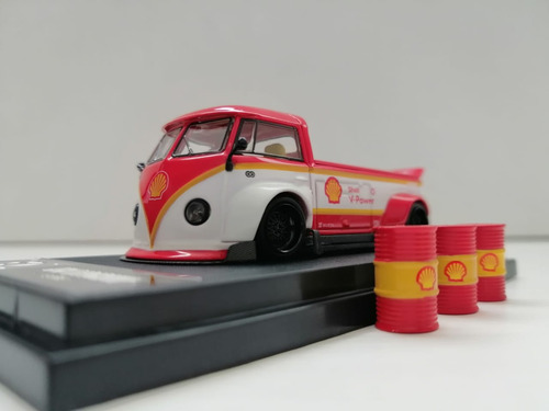 Timemicro Volkswagen T1 Camioneta Bus Shell Escala 1:64 Rojo (Usado)
