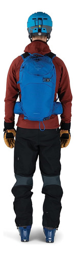 Mochila Senderismo Azul Osprey Kamber + Cubierta Lluvia 20l