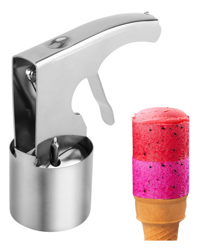 Cuchara Para Helado, Cuchara Para Helado Cilíndrica Con Acer