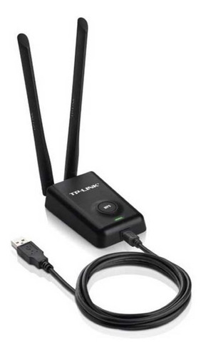 Imagen 2 de 3 de Placa De Red Tp-link Tl-wn8200nd 300 Mbps Wifi Adaptador Usb
