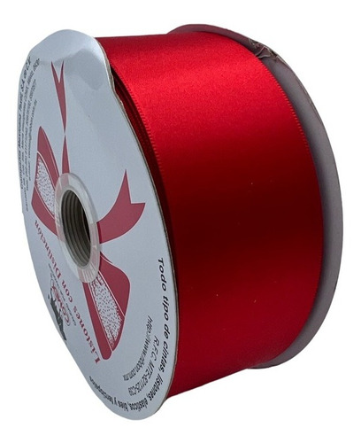 Cinta Satin Doble Cara 1715-12 De 50mm Rollo De 45.70mts