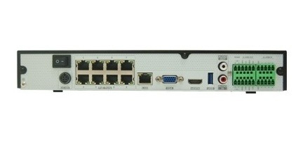 Nvr De 8 Canales Meriva Main-0808 Para 1 Disco Duro Máx. 8tb