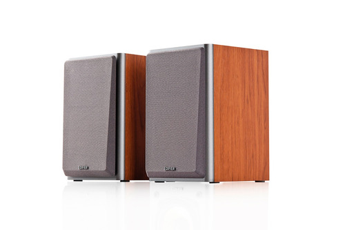 Parlante 2.0 Edifier R1000 T4 Marron 100% Madera Doble Rca