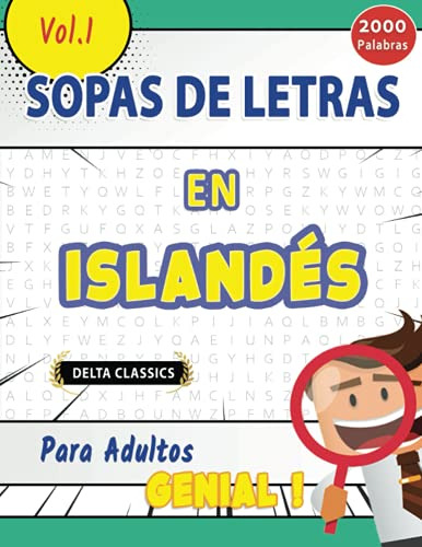 Sopa De Letras En El Islandes Para Adultos - Genial! Vol 1 -