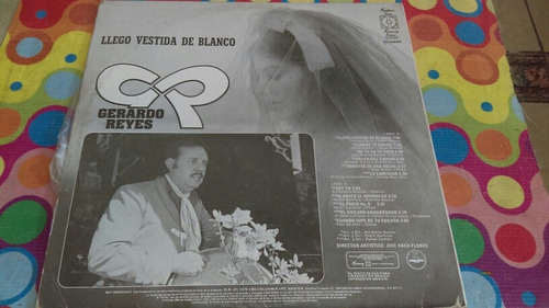 Gerardo Reyes Lp Llego Vestida De Blanco R | Meses sin intereses Gerardo Reyes Lp Llego Vestida De Blanco R | Meses sin intereses