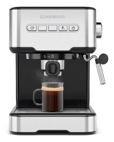 Maquina De Espresso Chefman Rj54-ss-15 Color Plateado