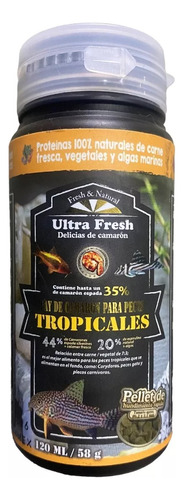 Alimento Azoo Ultrafresh Peces Tropical Shrimppie 120m 86045