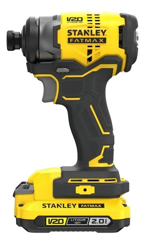Parafusadeira de Impacto 1/4" Stanley, Modelo SBI810D2K, com Maleta de Ferramentas, Parafusadeira a Bateria, 2 Baterias 20 V, 1 Carregador, Bivolt