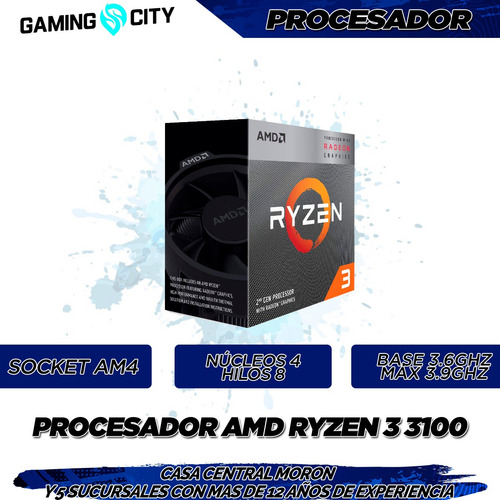 Pc Armada Gamer Amd Ryzen 3 3100 4c8t 16gb Ram Ssd Rx 570