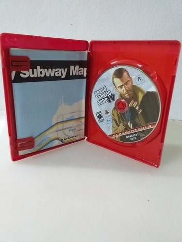 Video Juego De Pley 3 Original Grand Theft Auto 4 (Usado)
