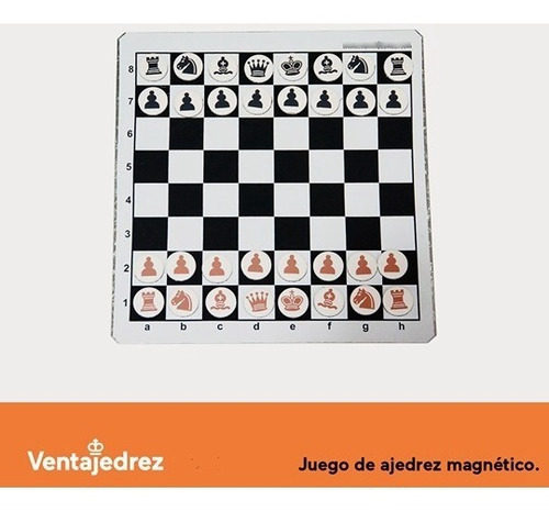 Ajedrez Magnetico Plegable De 20 Cm X 20 Cm - Ventajedrez