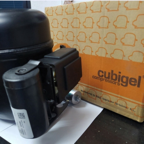 Imagen 3 de 4 de Compresor Cubigel Sellado 1/2 Hp 6.190 Btu/h R-134 115v Alta