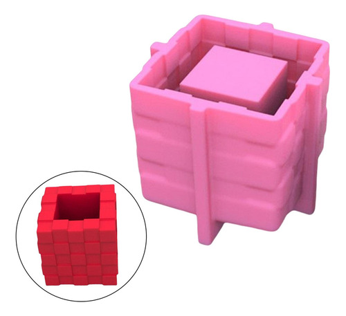 S Molde De Resina Epoxi Para Maceta, Modelo De Silicona En
