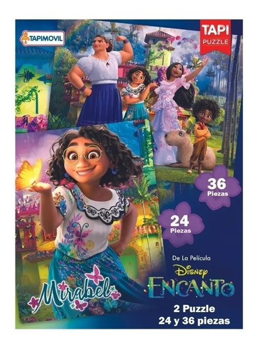 Puzzle Rompecabezas Disney Encanto 24 Y 36 Piezas Original