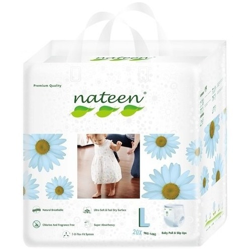 Calzon Pañal Baby Nateen Talla L 160 Pañales