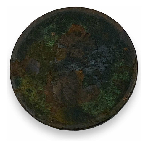 Wow 2 Monedss De Cobre Gran Bretaña 1/2 Pennys 1806 Y 1870? (Usado)