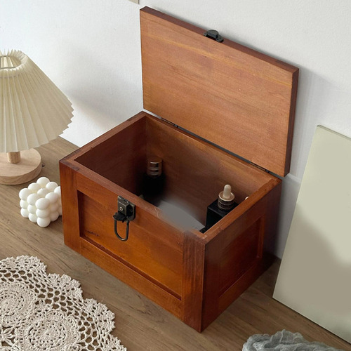 Caja De Madera Para Guardar Joyas, Cosméticos Y Artículos