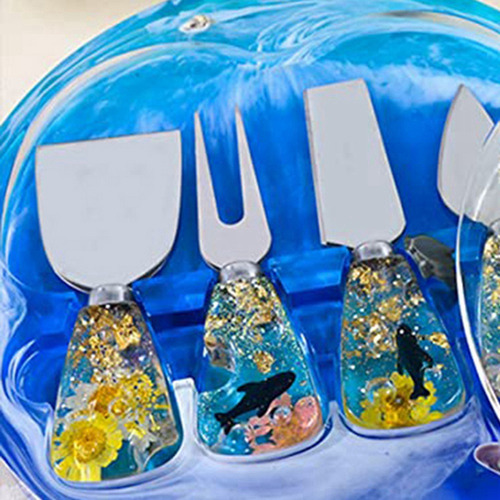 Colección De Moldes Con Mango Para Cuchillos De Resina, Mang