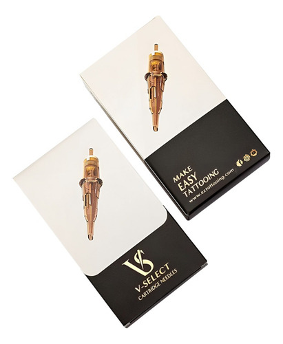 Cartucho Para Tatuaje V-select Round Liner Rl Profesional Calibre De Las Agujas 809