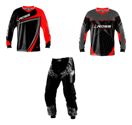 Calça E Camisa Motocross Trilha Protork Jett Factory Edition