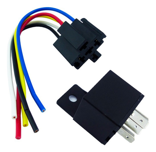 Rele 5 Pin Con Porta Rele 12v 40a