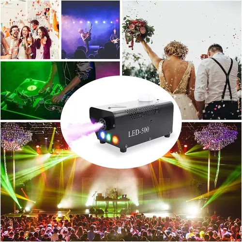 500W Maquina De Humo Con Luces LED Para Fiestas Dj Revelacion