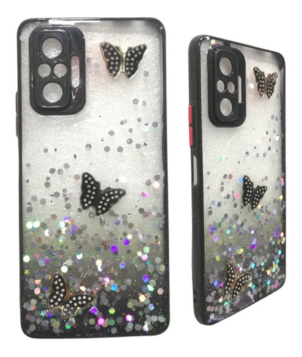 Funda 3d Mariposa Compatible Con Xiaomi Redmi Note 10 Pro