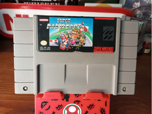 Juego Super Nintendo Super Mario Kart Original 