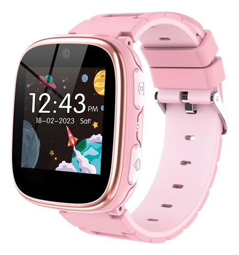 Reloj Inteligente P/niños  Berilona Edad 4-12 Años -rosa