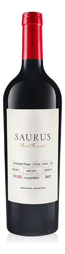 Vino Tinto Saurus Barrel Fermented Cabernet Franc 750 Ml