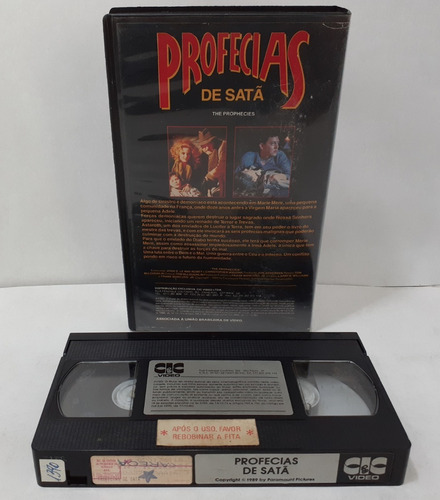 Fita Vhs / Profecias De Satã