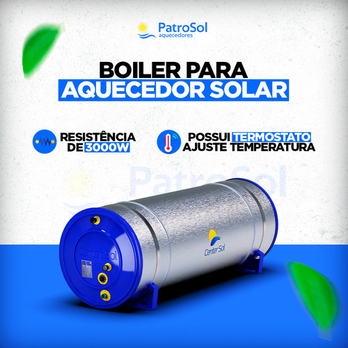 Boiler 400 Litros Baixa Pressão Nível/desnível Aço 316 Apoio