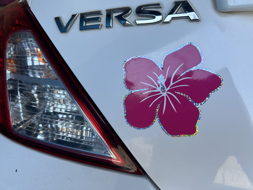 Sticker Vinilo Flor Tornasol