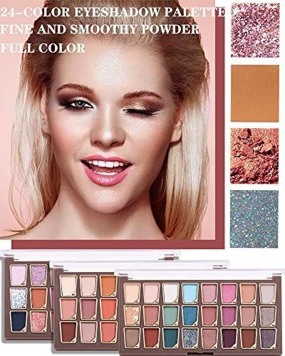 Paleta De Maquillaje De 24 Colores Pigmentados The New Eyesh