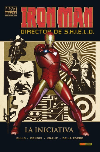 Iron Man Director De Shield V 1 La Iniciativa Marvel Deluxe