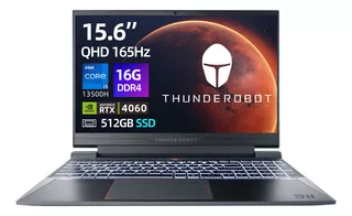 Netbook gamer Thunderobot 911X gris oscura 15.6", Intel Core i5 13500H 16GB de RAM 512GB SSD, Nvidia GeForce RTX 4060 165 Hz 2560x1440px Windows 11 Pro