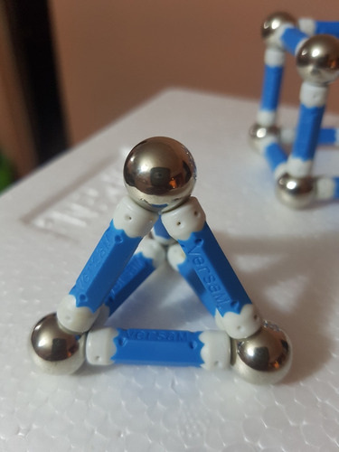 2 X Juego Imanes Construcción Didáctico 118, Magnetic + Envi