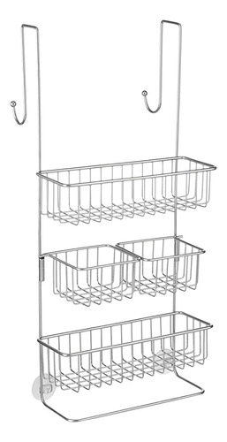 Idesign Metalo Shower Caddy, Chrome