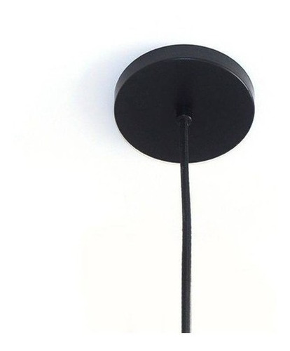 Lustre Pendente Luminária Aramado Diamante Preto